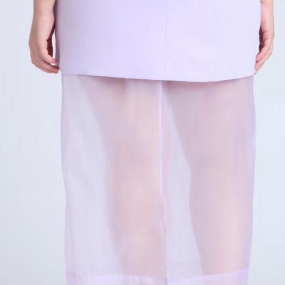 ELOQUII ORGANZA TWOFER SKIRT -NWT - Picture 7 of 8